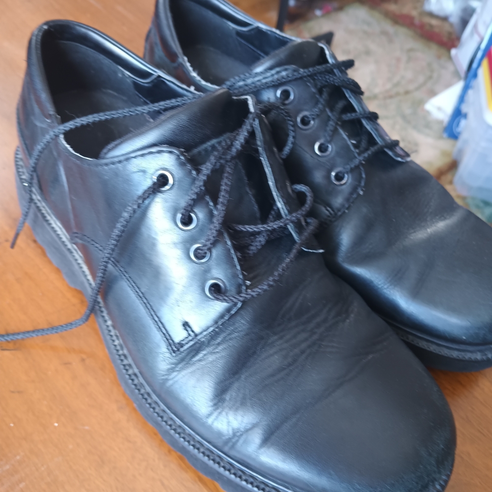 Rockport Men's Black Leather Oxfords